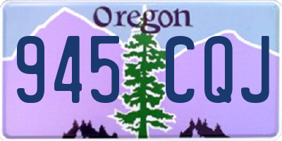 OR license plate 945CQJ