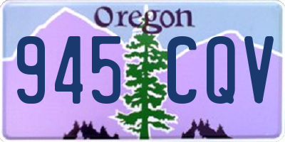OR license plate 945CQV