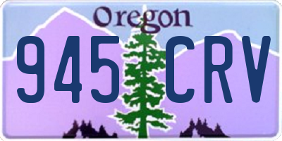 OR license plate 945CRV