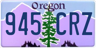 OR license plate 945CRZ