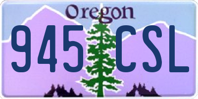 OR license plate 945CSL