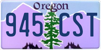OR license plate 945CST
