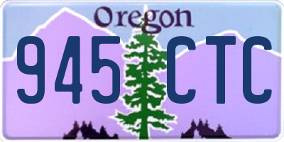 OR license plate 945CTC