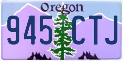 OR license plate 945CTJ
