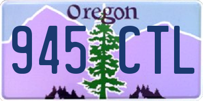 OR license plate 945CTL