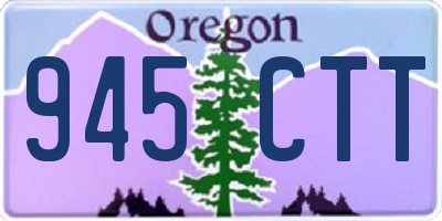 OR license plate 945CTT