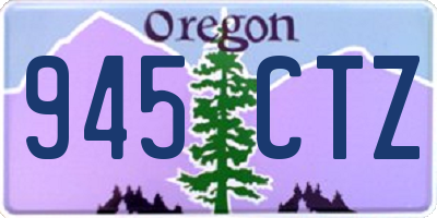 OR license plate 945CTZ