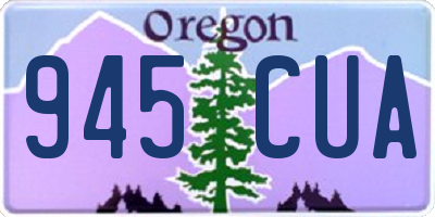 OR license plate 945CUA