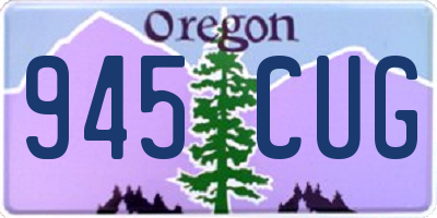 OR license plate 945CUG