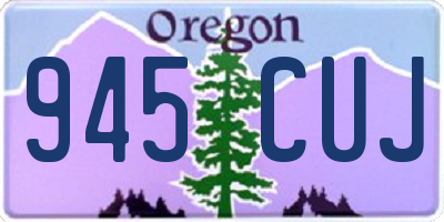 OR license plate 945CUJ