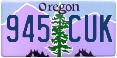 OR license plate 945CUK