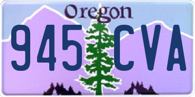 OR license plate 945CVA