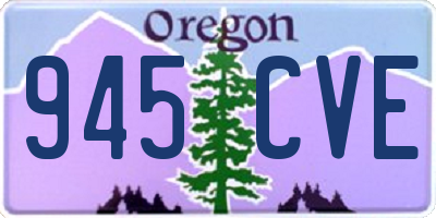 OR license plate 945CVE