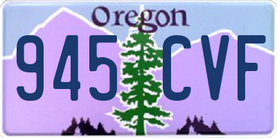 OR license plate 945CVF