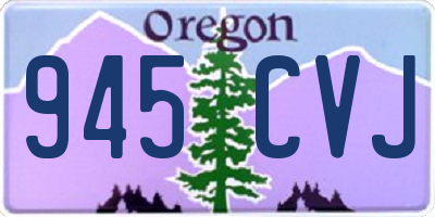 OR license plate 945CVJ