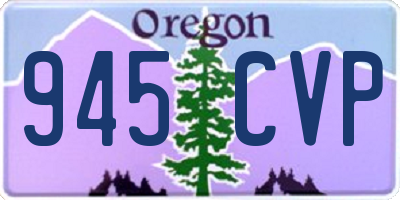 OR license plate 945CVP