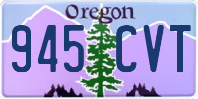 OR license plate 945CVT