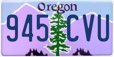 OR license plate 945CVU