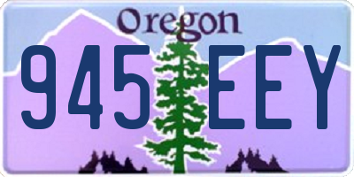 OR license plate 945EEY