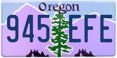OR license plate 945EFE