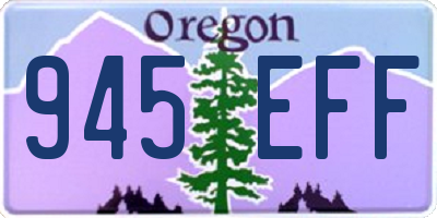 OR license plate 945EFF