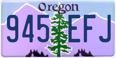 OR license plate 945EFJ