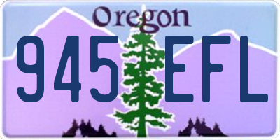 OR license plate 945EFL