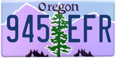 OR license plate 945EFR