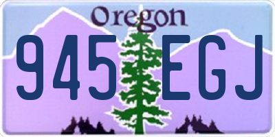 OR license plate 945EGJ