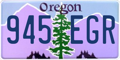 OR license plate 945EGR
