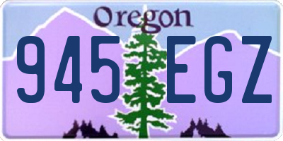 OR license plate 945EGZ
