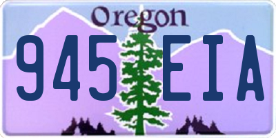 OR license plate 945EIA