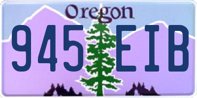 OR license plate 945EIB