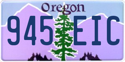 OR license plate 945EIC