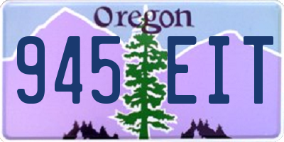 OR license plate 945EIT