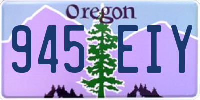 OR license plate 945EIY