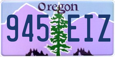 OR license plate 945EIZ