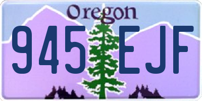 OR license plate 945EJF