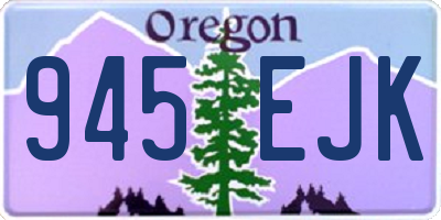 OR license plate 945EJK