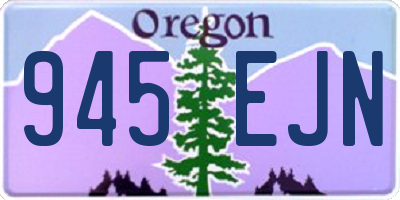 OR license plate 945EJN