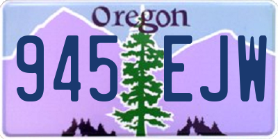 OR license plate 945EJW