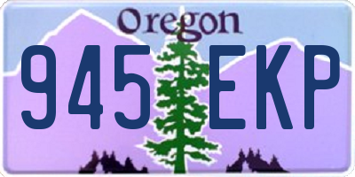 OR license plate 945EKP