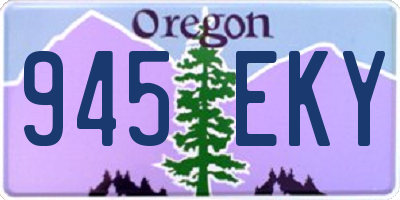 OR license plate 945EKY
