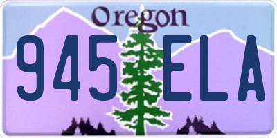 OR license plate 945ELA