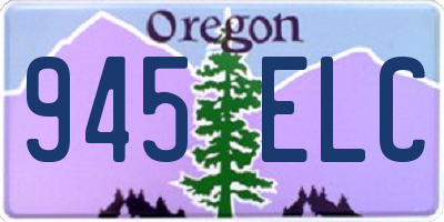 OR license plate 945ELC