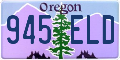 OR license plate 945ELD
