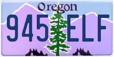 OR license plate 945ELF
