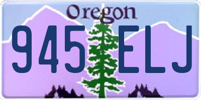 OR license plate 945ELJ