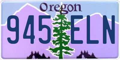 OR license plate 945ELN
