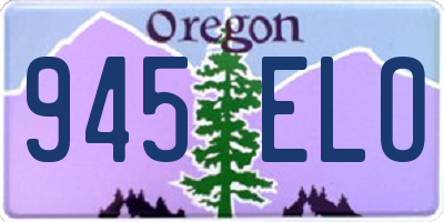 OR license plate 945ELO